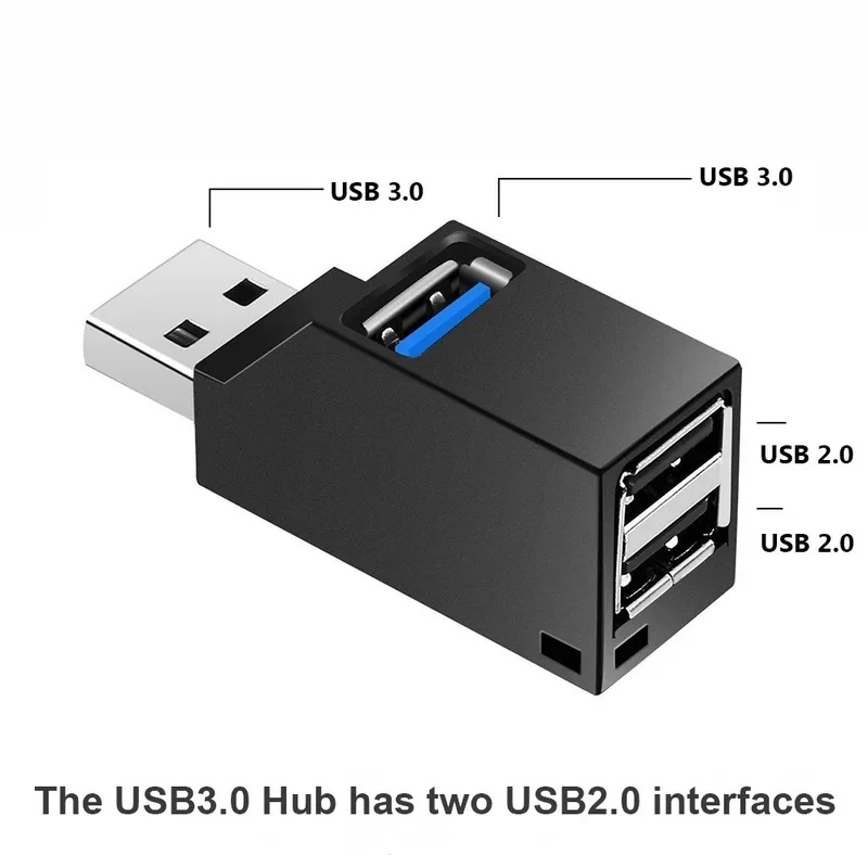 Laptop Accessories Hub - 1-4 pezzi Adattatore Mini Splitter Extender
