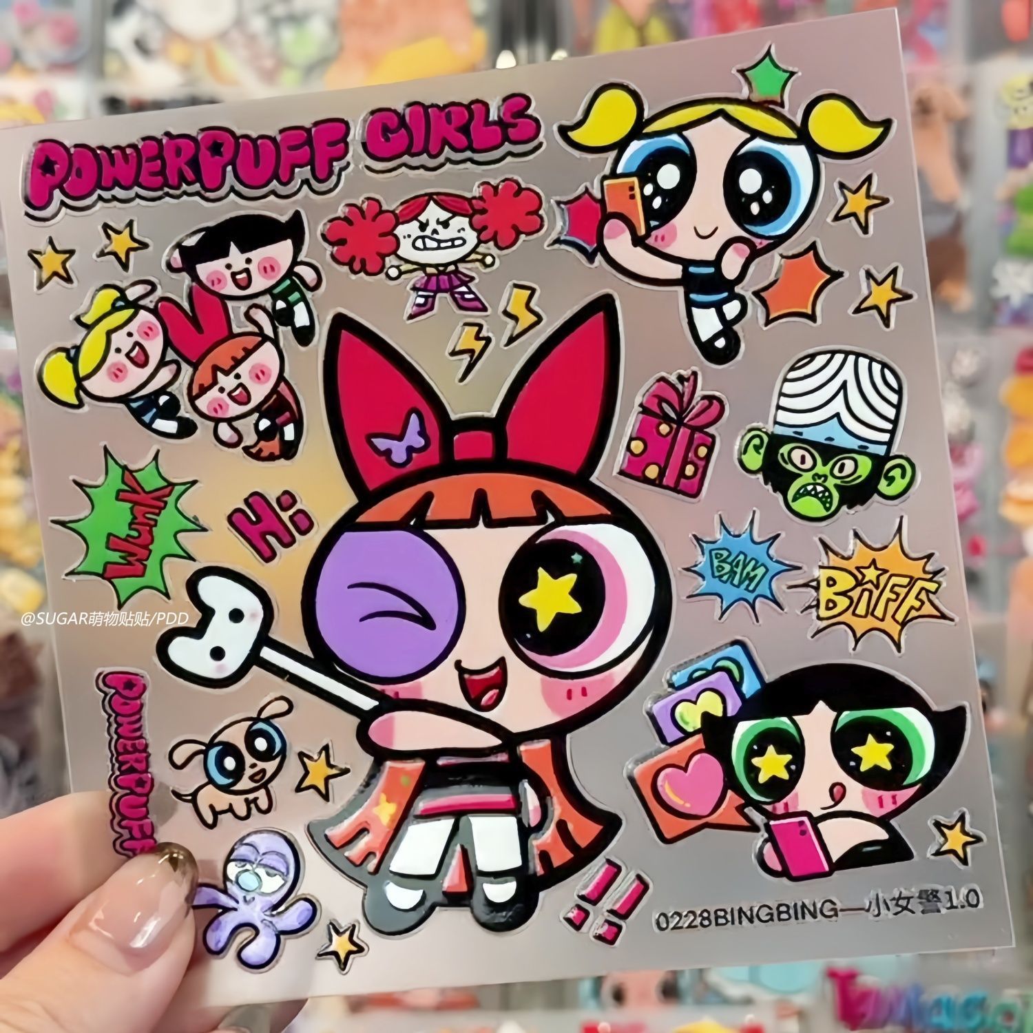 Laptop Accessories Toys - Fogli di Adesivi con Personaggi delle