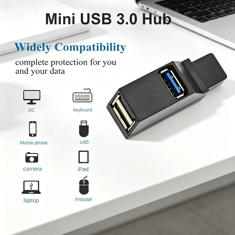 Hub USB 3.0 2.0 Rotante a 3 Po - Laptop Accessories Hub recensione e prezzo