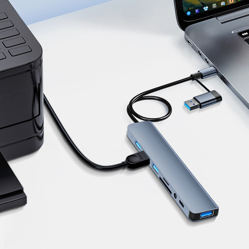 Hub USB C 8 in 2 con splitter  - Laptop Accessories Hub recensione e prezzo