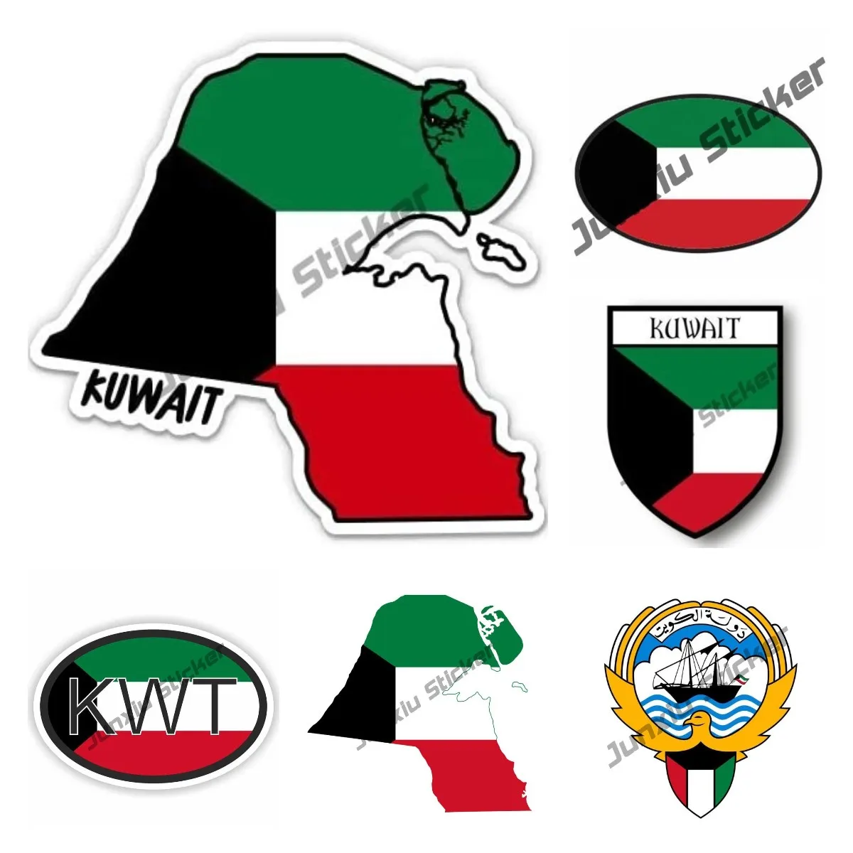 Kuwait Map with Flag Vinyl Sti - Laptop Accessories Kuwait recensione e prezzo