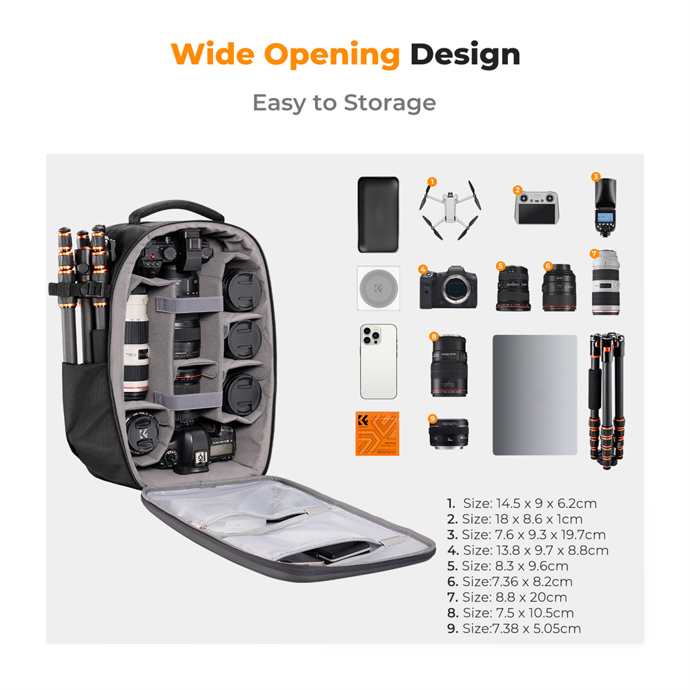 K&F CONCEPT Borsa per Fotocame - Laptop Bag Waterproof recensione e prezzo